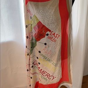 Madewell NY City Map Scarf